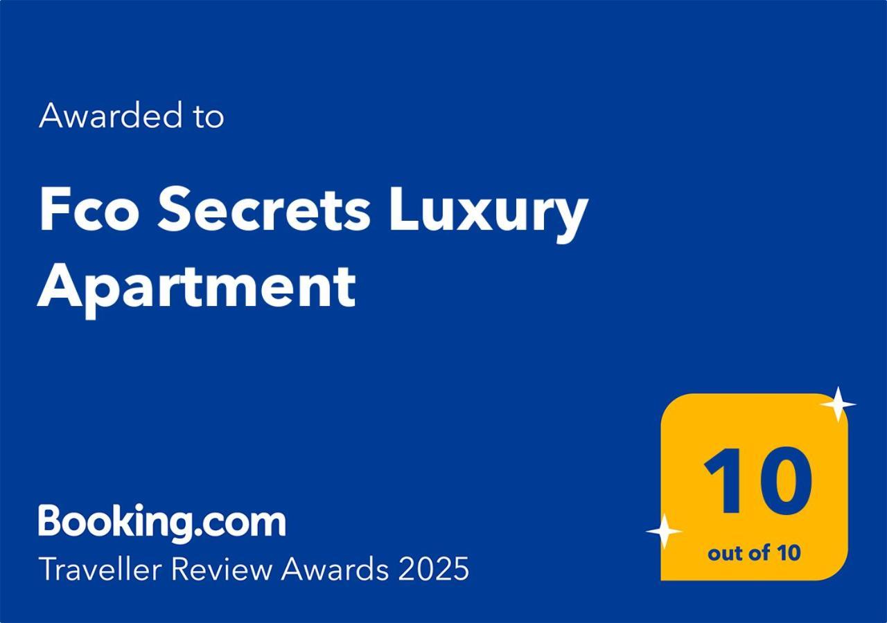 Fco Secrets Luxury Apartment Фьюмичино Экстерьер фото